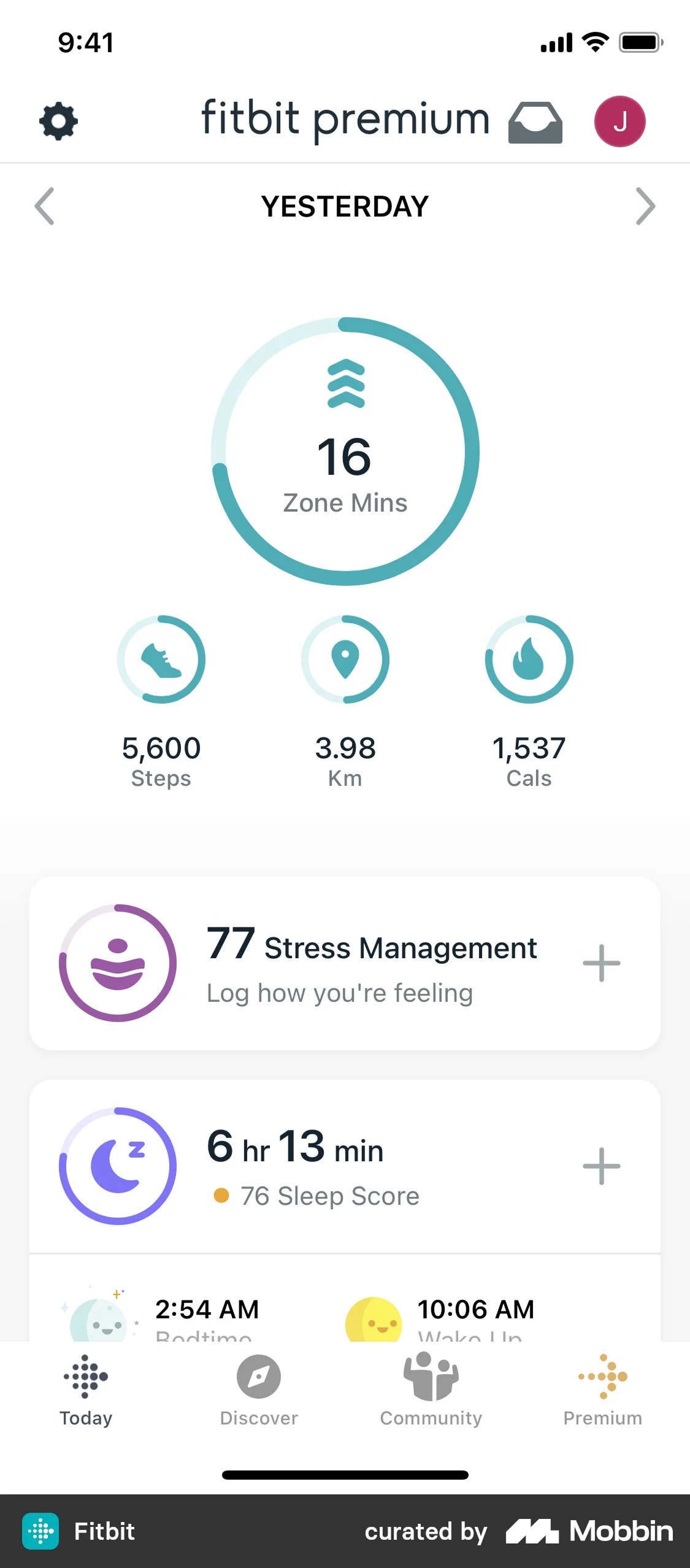 Fitbit benchmark 2