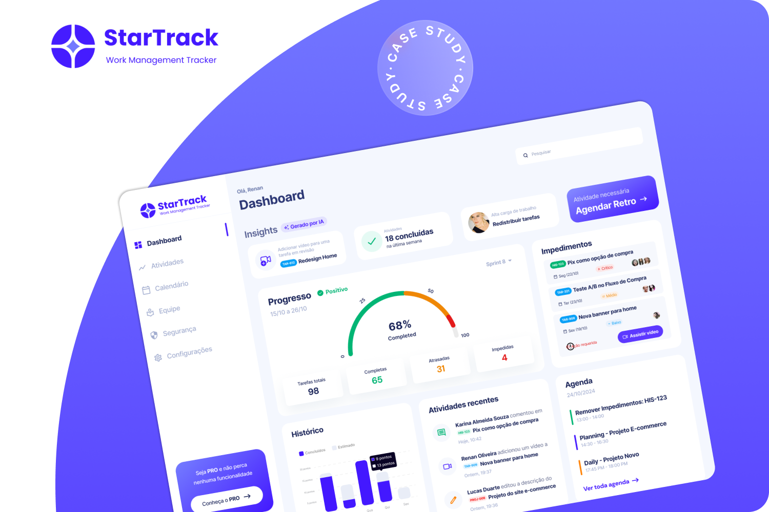 StarTrack – Work Management Tracker